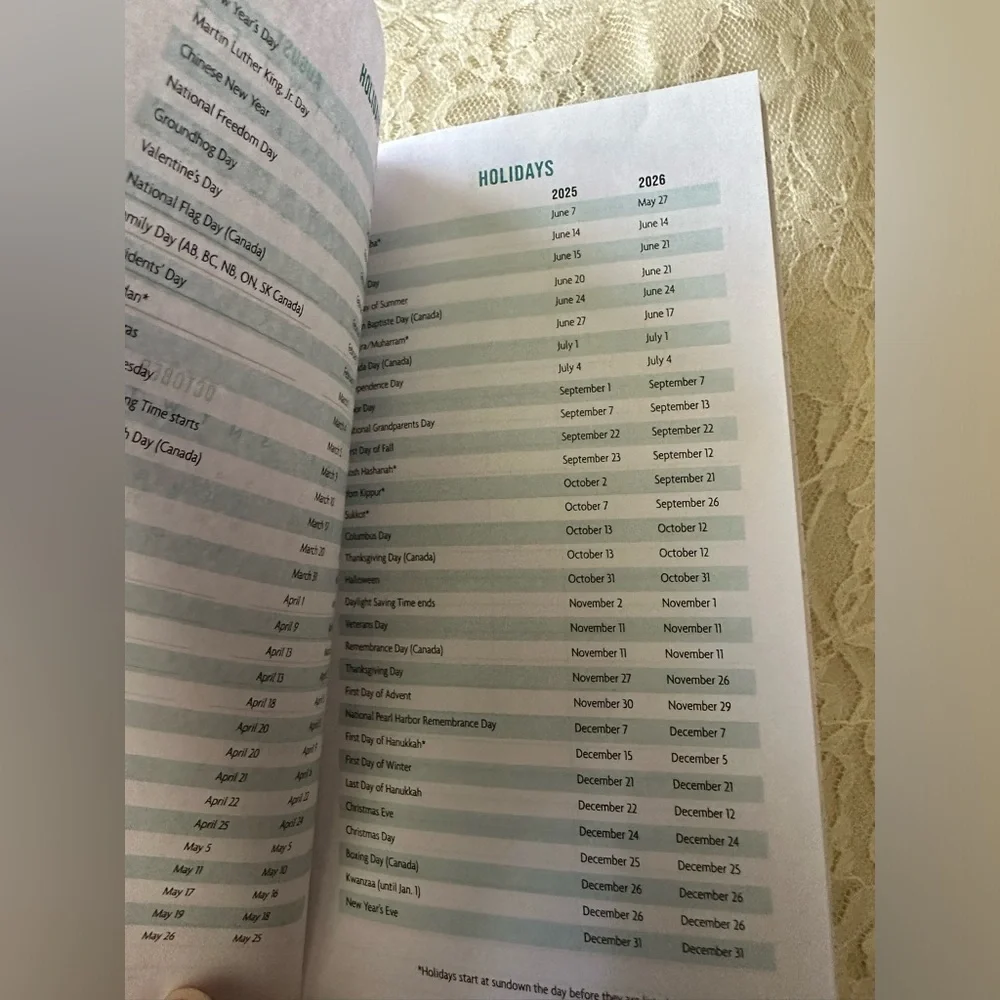 2025 Weekly Pocket Planner Appointment Book (6 1/2 x 4 ) Pay Bills reminder